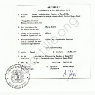 Apostille — Slovakia