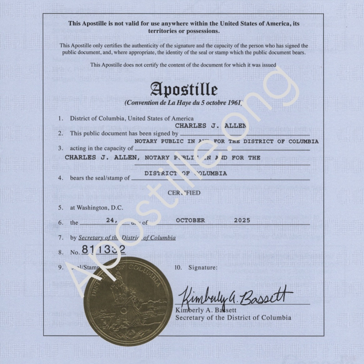 Apostille — Netherlands