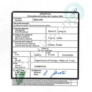 Apostille — Denmark