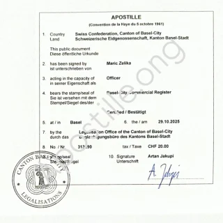 Apostille — Slovakia
